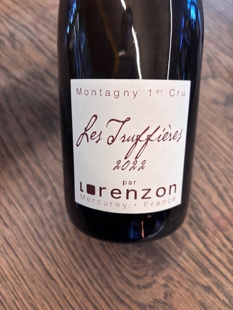MONTAGNY BLANC 1ER CRU LES TRUFFIERES 2022 LORENZON